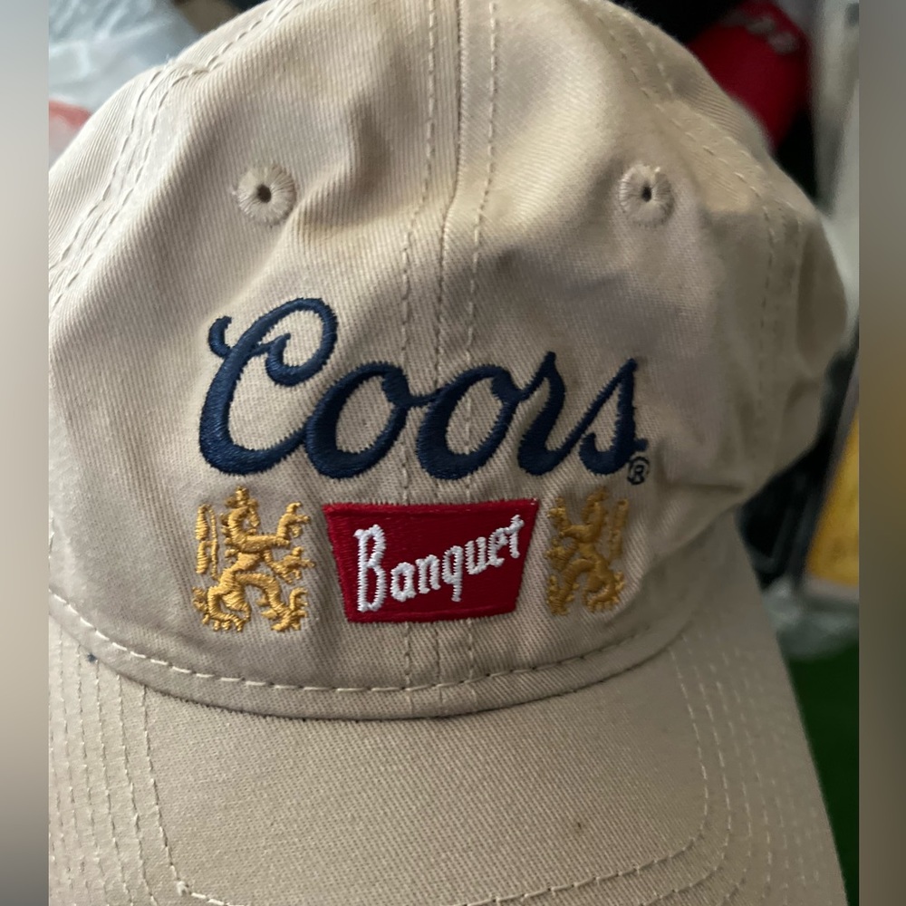 New Adjustable Hat, Coors Banquet Embroider
